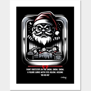 Somnolent Santa's Sinister Watch - A Xmas December Claus Posters and Art